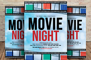 Movie Night Flyer Template