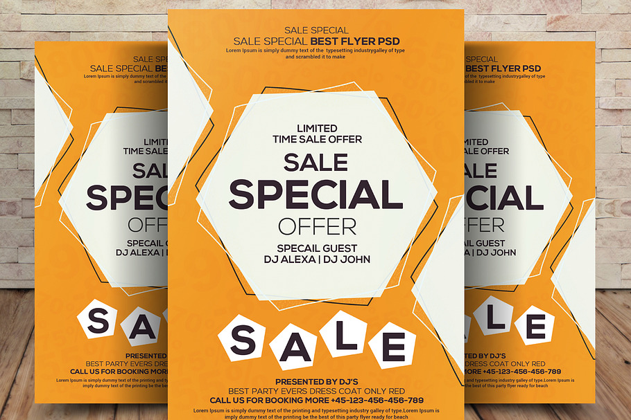 Special Sale Offer Flyer Template in Flyer Templates - product preview 8