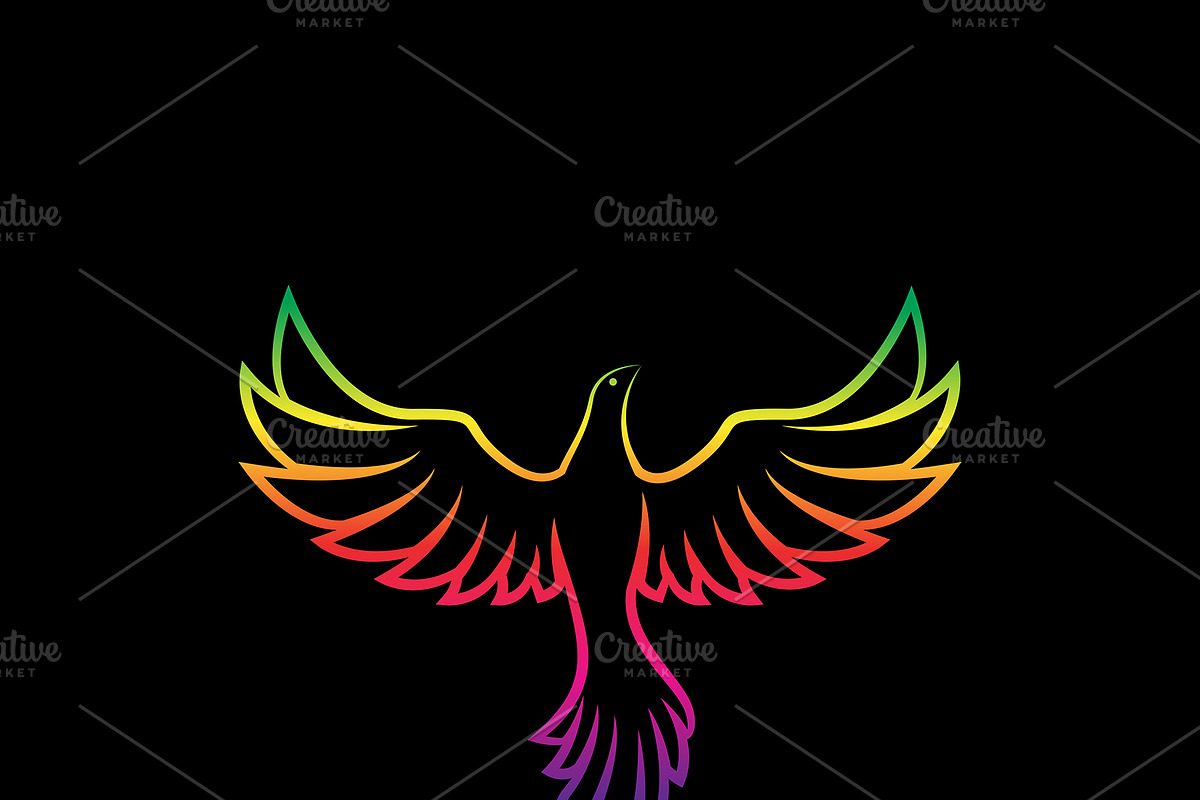 Vector of colorful birds design. in Icons - product preview 8