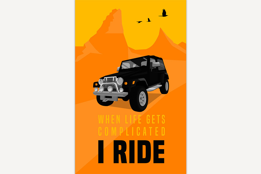 Off road poster