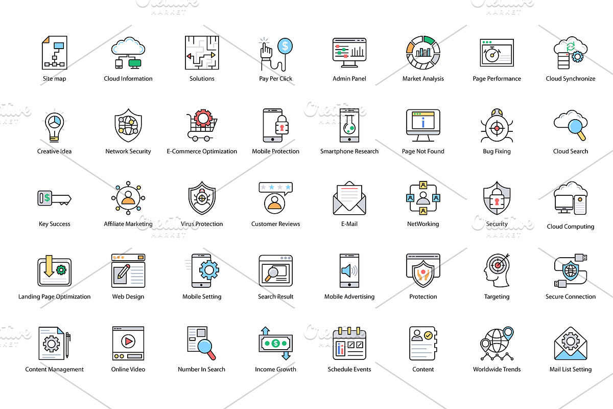 152 Search Engine Optimization Icons in Icons - product preview 8