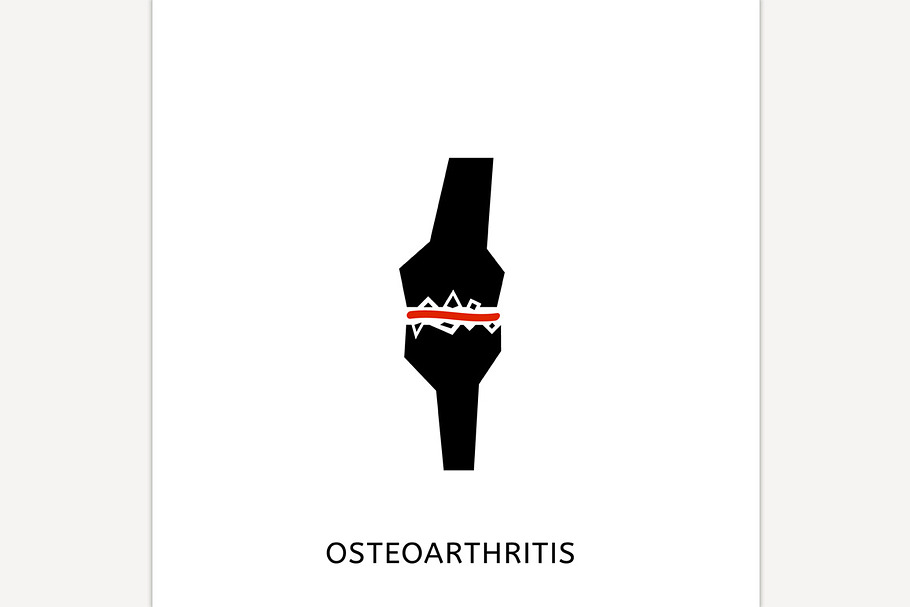 Osteoarthritis icon image in Icons - product preview 8