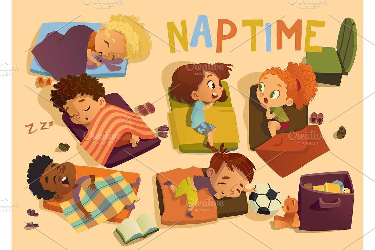 Kindergarten Nap Time in Illustrations - product preview 8