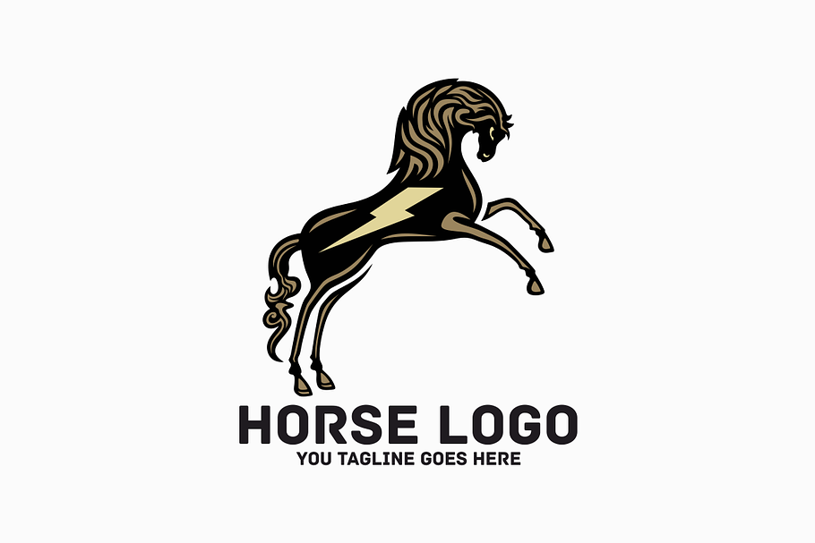 Power Horse Logo in Logo Templates - product preview 8