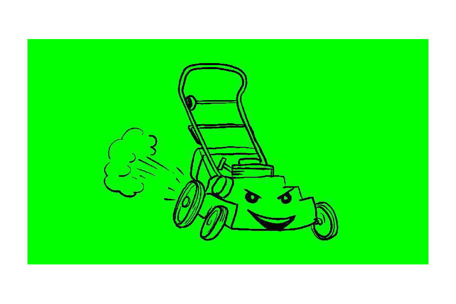 Animation Lawn Mower Cartoon Drawing