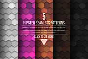 5 Seamless Hipster Patterns