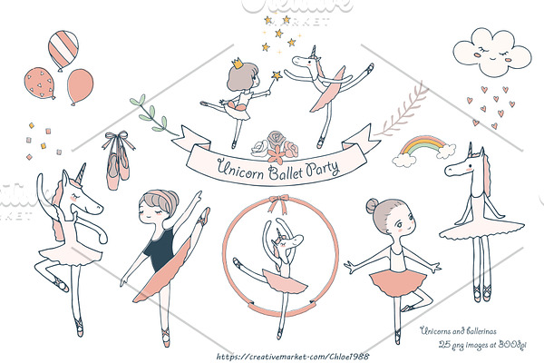 Unicorn Ballet Party
