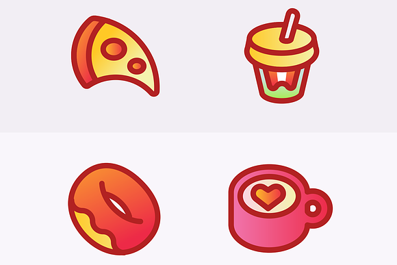 Fast Food in Icons - product preview 5