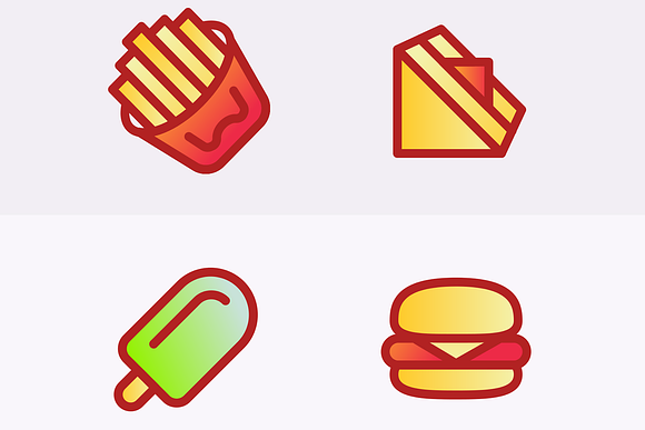 Fast Food in Icons - product preview 6