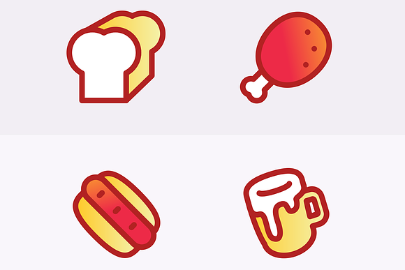 Fast Food in Icons - product preview 7