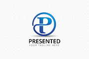 Presented ( P letter Logo Template)