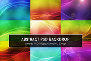 Abstract PSD Backdrop