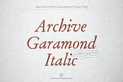 Archive Garamond Italic Pro