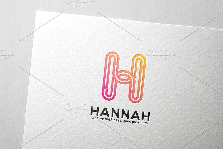 Hannah Letter H Logo in Logo Templates - product preview 8