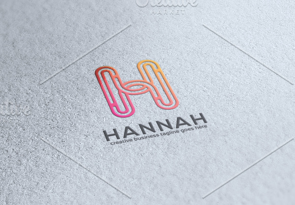 Hannah Letter H Logo in Logo Templates - product preview 2