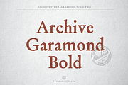 Archive Garamond Bold Pro