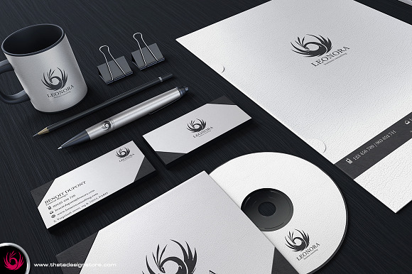 White and Classy Corporate Identity in Stationery Templates - product preview 1