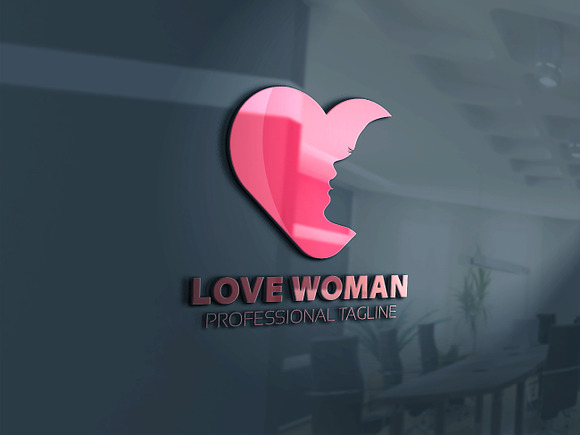 Woman Love Logo in Logo Templates - product preview 1