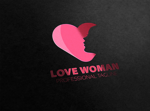 Woman Love Logo in Logo Templates - product preview 2