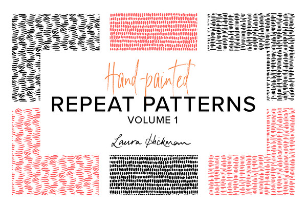 HAND-PAINTED INKY PATTERNS