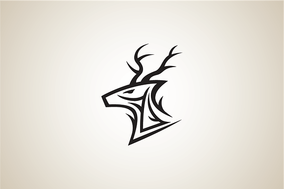 Majestic Deer Logo Template in Logo Templates - product preview 4