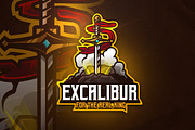 Excalibur - Mascot & Esport Logo