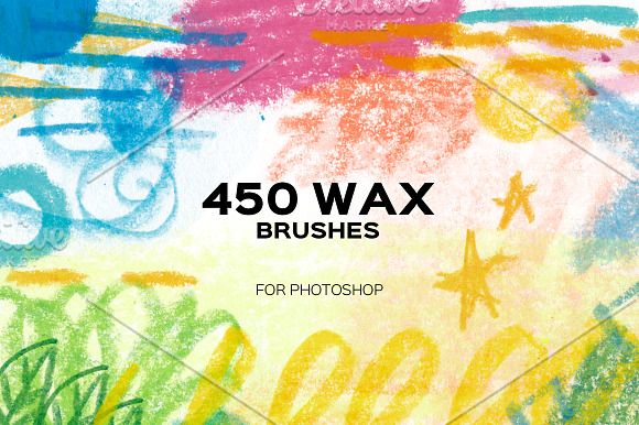 450 WAX BRUSHES. PS Hi-Res in Add-Ons - product preview 5