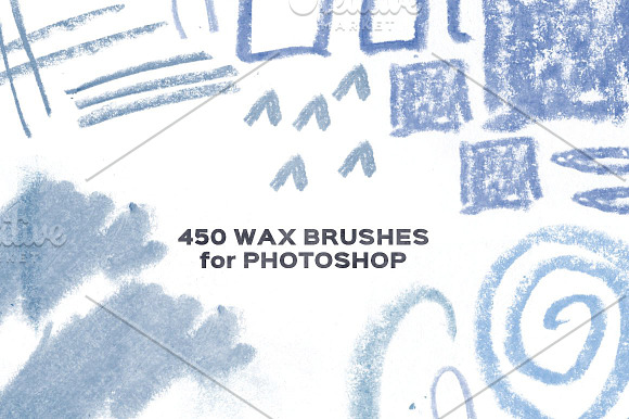 450 WAX BRUSHES. PS Hi-Res in Add-Ons - product preview 6