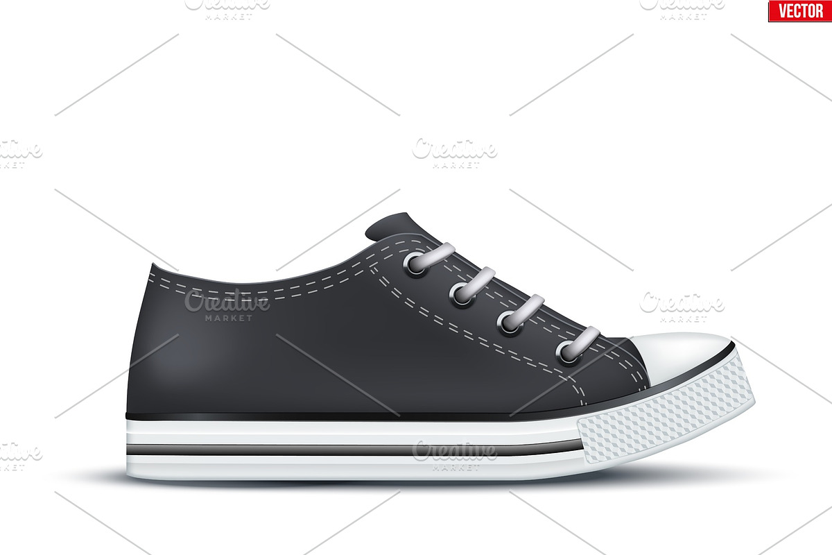 Canvas Sneaker Mockup in Illustrations - product preview 8