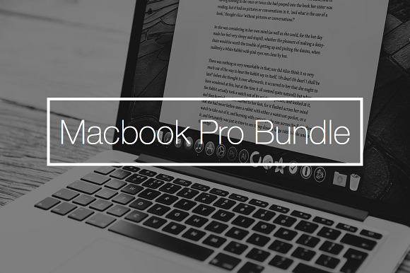 Macbook Pro 13" Bundle in Mobile & Web Mockups - product preview 4
