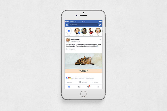 Cats Facebook Posts in Facebook Templates - product preview 5