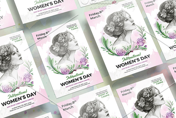 Women's Day Flyer -V963 in Flyer Templates - product preview 1