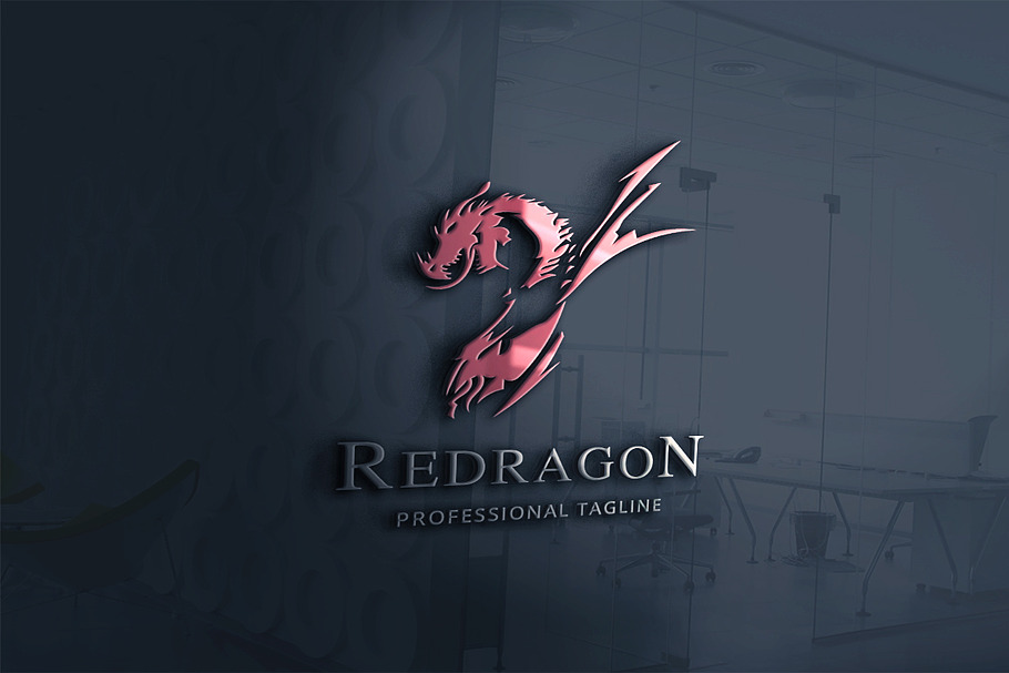 Red Dragon Logo in Logo Templates - product preview 8
