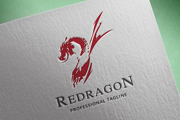 Red Dragon Logo in Logo Templates - product preview 1
