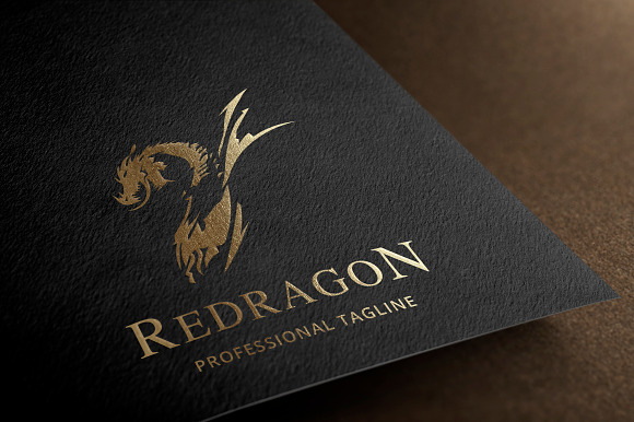 Red Dragon Logo in Logo Templates - product preview 3