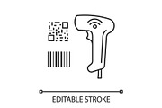 Barcode and QR code scanner icon