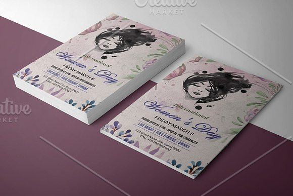 Women's Day Flyer -V964 in Flyer Templates - product preview 1