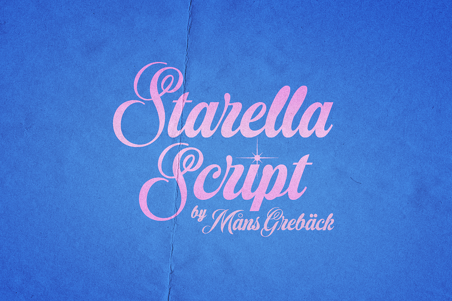 Starella Script in Script Fonts - product preview 8