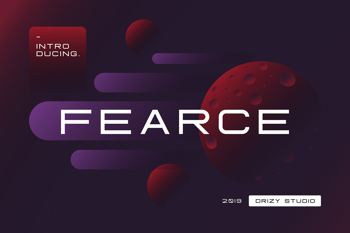 Fearce + Space Flyer in Sans-Serif Fonts - product preview 8