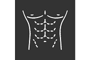 Male body contouring surgery icon
