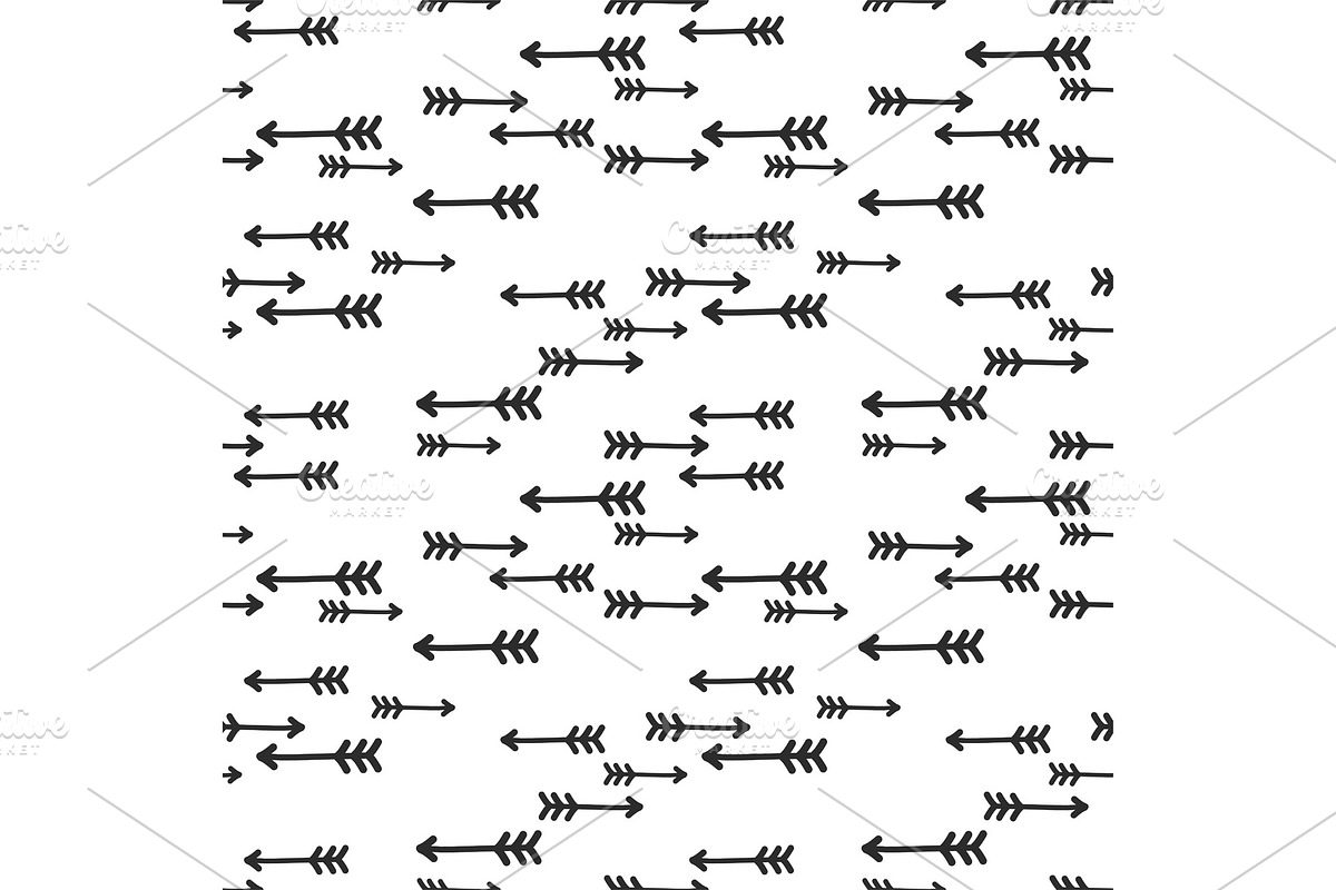 Cute seamless pattern with hand in Illustrations - product preview 8