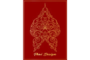 Thai design art element in