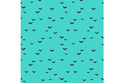 Cute seamless pattern with hand