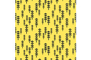 Cute seamless pattern with hand