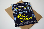 Flower Girl Baby Shower Invitation
