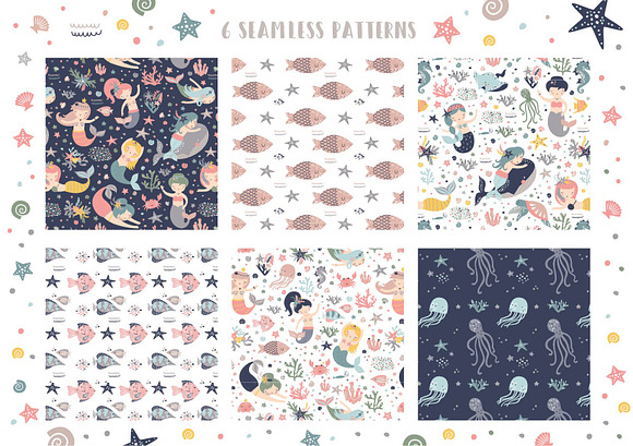 Mermaids vibes in Illustrations - product preview 1