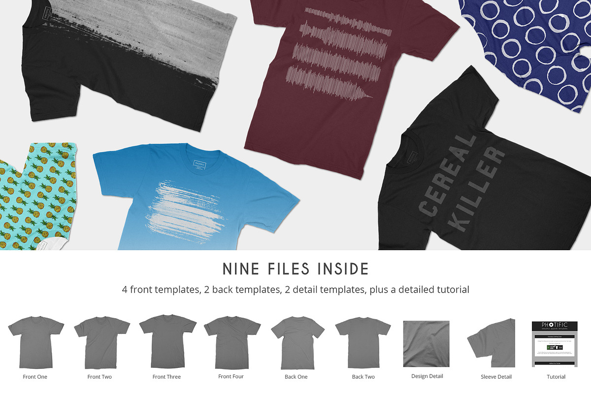 T-Shirt - Apparel Mockups in Product Mockups - product preview 8