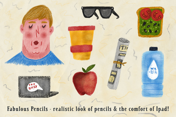 Fabulous Pencils for Procreate in Add-Ons - product preview 1