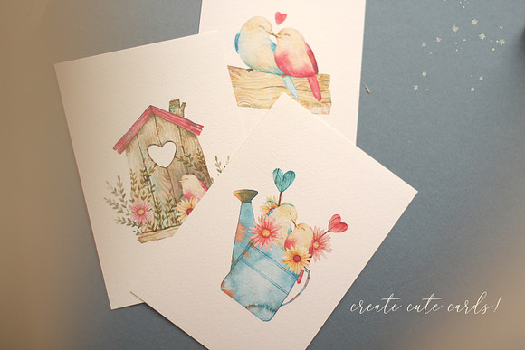 Watercolor Love. Valentine day in Illustrations - product preview 5