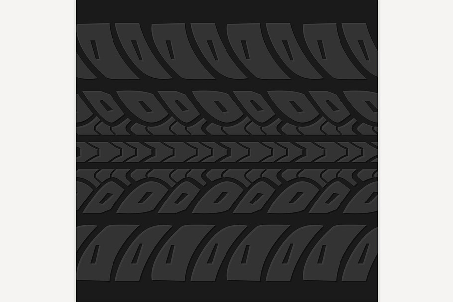 Seamless Tire Pattern in Patterns - product preview 8
